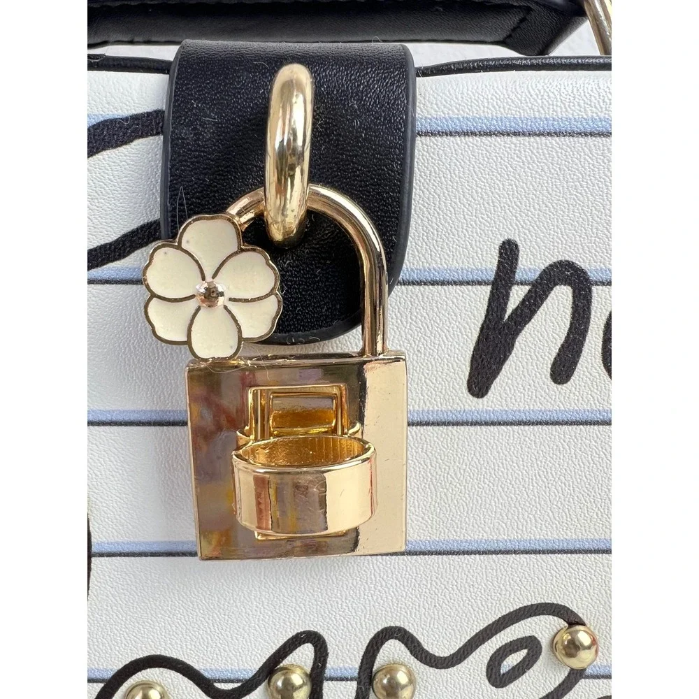 Novelty Book Clutch Purse All I Need Is Love Wi-Fi Top Handle Bag No Strap